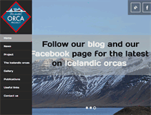 Tablet Screenshot of icelandic-orcas.com